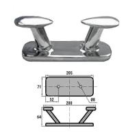 Кнехт двойной 200х63,5мм AISI316 (Уц)