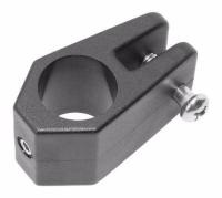 Кронштейн скользящий с фикс болтом под трубу 22мм чёрн