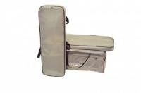 Комплект накладка-сумка для лодки пвх 95х25 см (Серая)