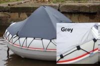Носовой тент на лодку пвх (размер 110*90 см) серый