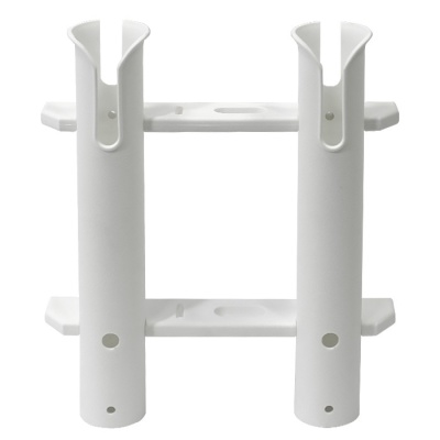 Держатель спиннинга двойной белый пластмассовый купить по выгодной цене 1 100 руб. в магазине RiverMart.ru