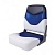Сиденье мягкое складное Premium High Back Boat Seat, бело-синее купить по выгодной цене 18 279 руб. в магазине RiverMart.ru
