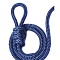Трос швартовый 12мм*9м тёмно-синий | RiverMart.ru
