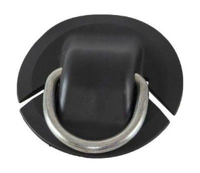 Рым малый с D-образным металлическим кольцом (Черный) купить по выгодной цене 110 руб. в магазине RiverMart.ru