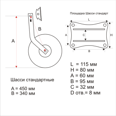 Быстросъёмные транцевые колеса (Стандартные) купить по выгодной цене 5 885 руб. в магазине RiverMart.ru