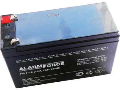 Аккумулятор для лодочного насоса 12 V, 7 А*ч | RiverMart.ru
