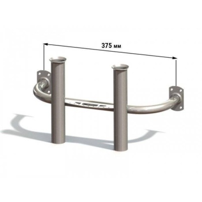 Держатель 2-х спиннингов на поручне вертикальное крепление купить по выгодной цене 5 390 руб. в магазине RiverMart.ru