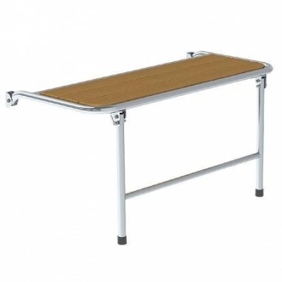 Скамья складная 900 мм Тик | RiverMart.ru
