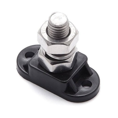 Клемма-штифт одинарный 8 мм черная | RiverMart.ru
