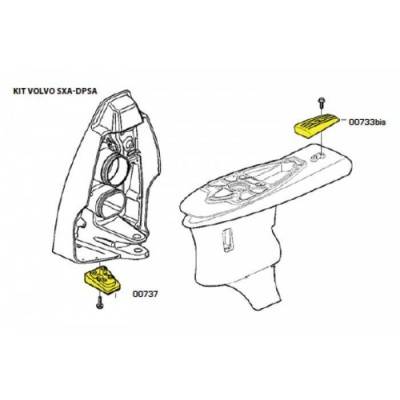 Комплект алюминиевых анодов для Volvo Penta SX-A и DPS-A купить по выгодной цене 6 390 руб. в магазине RiverMart.ru