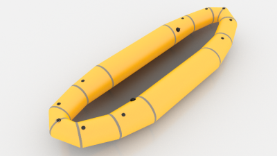 Сверхлегкая лодочная ткань 400 гр/м2 (Желтая) 155х100см купить по выгодной цене 650 руб. в магазине RiverMart.ru