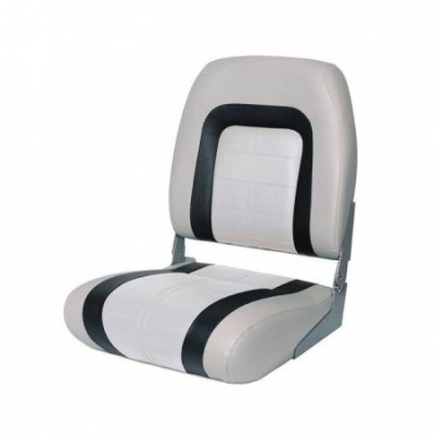 Сиденье мягкое Special High Back Seat, серо-белое | RiverMart.ru
