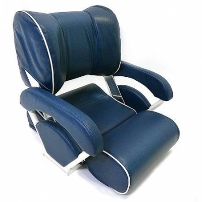 Сиденье мягкое 546х457 мм TWIN 46 FLIP-UP | RiverMart.ru
