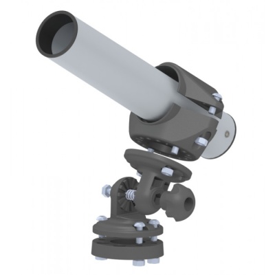 Держатель спиннинга сквозной на палубу наклонный, алюминий купить по выгодной цене 2 200 руб. в магазине RiverMart.ru