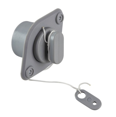 Клапан сливной для лодки ПВХ, с пробкой (Серый) купить по выгодной цене 250 руб. в магазине RiverMart.ru