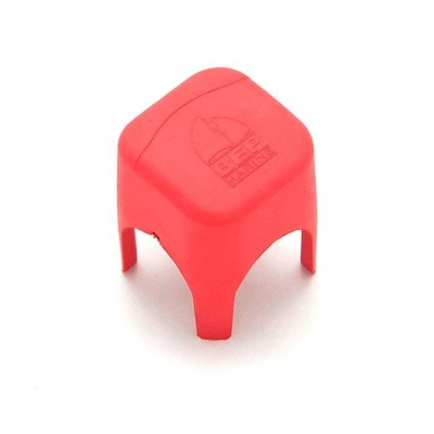 Крышка для клемм одинарная красная | RiverMart.ru
