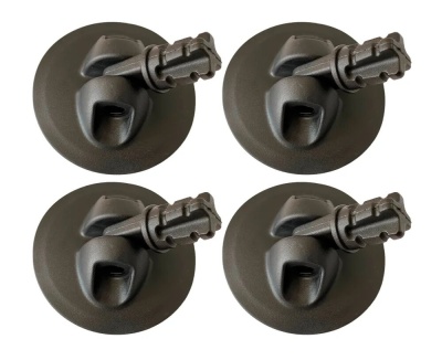 Крепление тента опора ПВХ с наконечником комплект 4 шт (Черный) | RiverMart.ru
