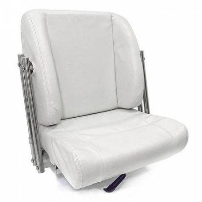 Сиденье мягкое 480х490 мм OCEAN FIRE белое | RiverMart.ru
