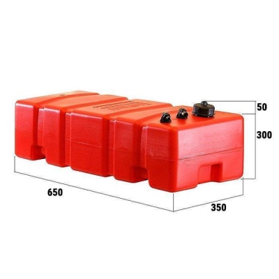 Канистра для топлива TITANO 60л дополнительная | RiverMart.ru
