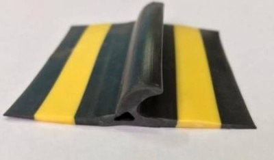 Привальный брус 60мм (Черно-Жёлтый) купить по выгодной цене 127 руб. в магазине RiverMart.ru