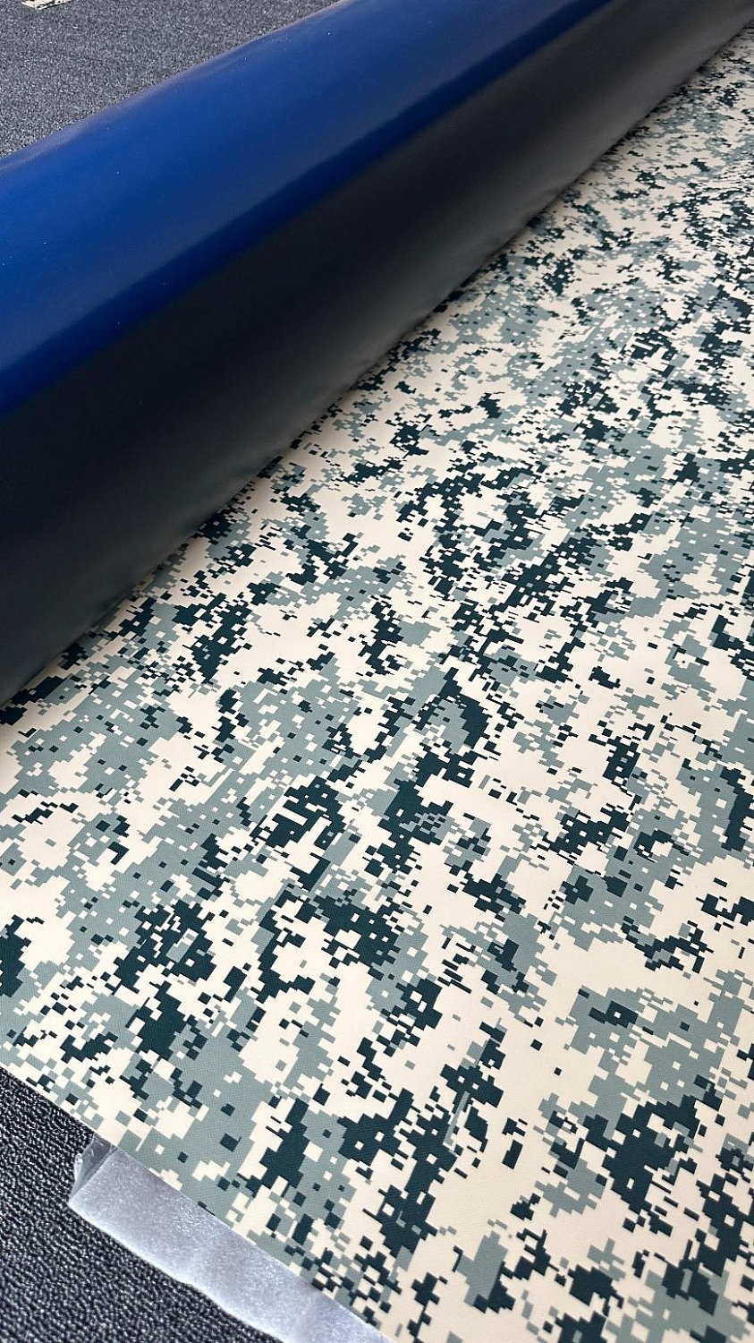 Лодочная ткань SIJIA CAMO BOAT 850 гр. камуфляж "пиксель" купить по выгодной цене 2 310 руб. в магазине RiverMart.ru