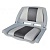 Сиденье складное с подложкой Newstarmarine (Серо-Чёрное) купить по выгодной цене 8 417 руб. в магазине RiverMart.ru