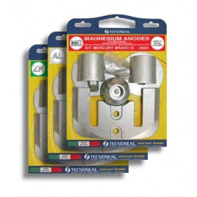 Комплект алюминиевых анодов BRAVO THREE (2004-Н.В.) | RiverMart.ru
