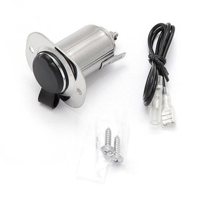 Гнездо прикуривателя из нерж.сталь | RiverMart.ru
