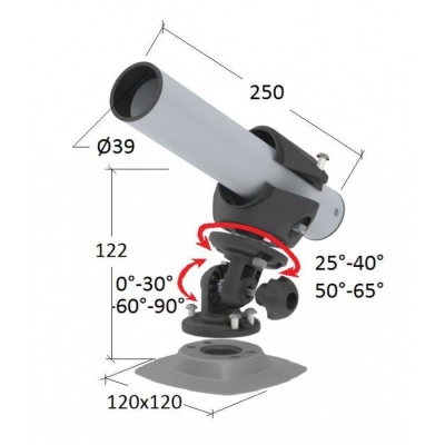 Держатель спиннинга на баллон наклонный купить по выгодной цене 1 925 руб. в магазине RiverMart.ru